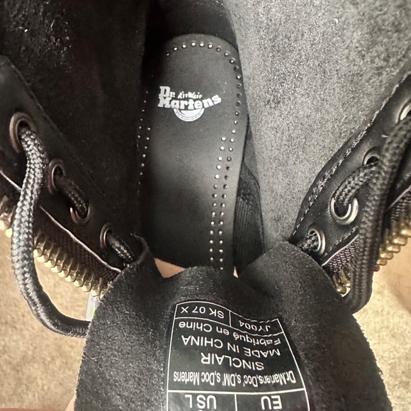 Dr. Martens Sinclair Leather Platform Boots Unisex size 8 - Picture 7 of 9